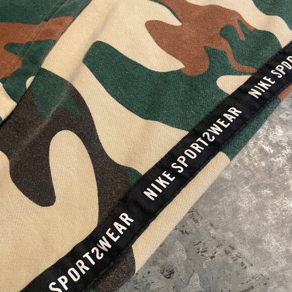 Nike Sportswear Camo Suit 2 Piece Zip Hoodie Sweatshirt Sweatpants Mens Medium - Picture 4 of 15